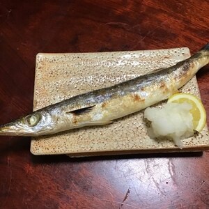 かますのあっさり塩焼き